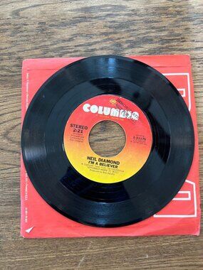 Neil Diamond - September Morn / Im A Believer Columbia 7" 45 RPM 1-11175 1979